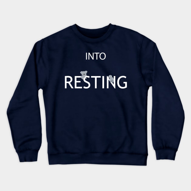 into resting koala Crewneck Sweatshirt by tita